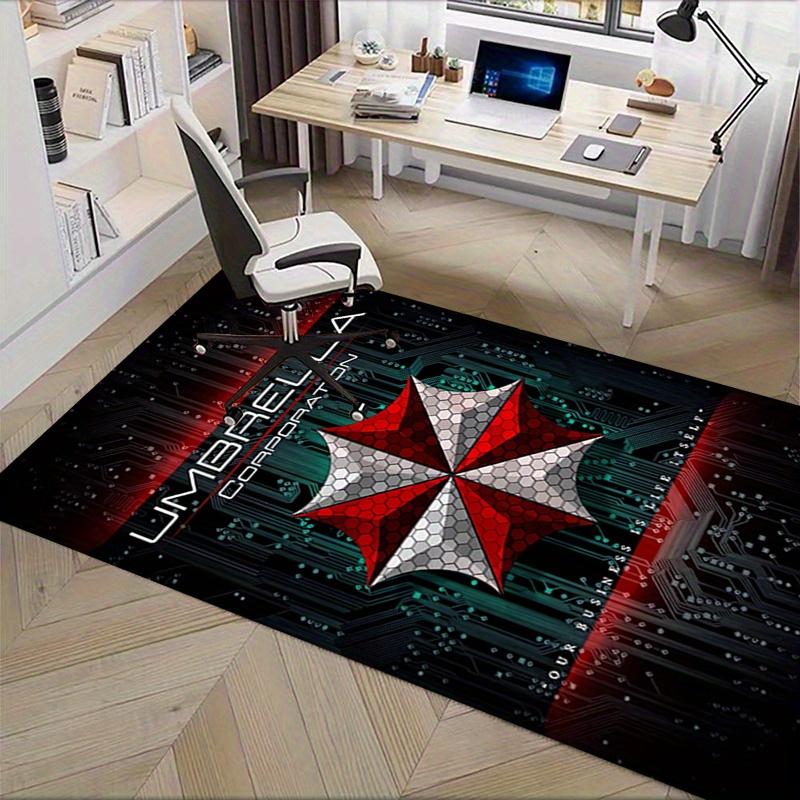1pc resident Evil Office Carpet Soft Polyester Entrance Carpet Washable Non-slip Machine Washable Indoor Carpet Table Entrance Home Decor Of