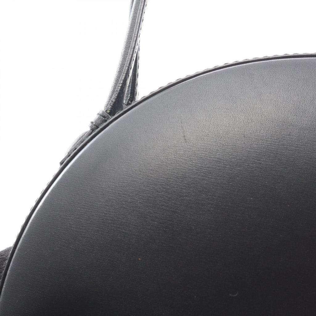 Used LOEWE anagram Handbag leather Black Used Women