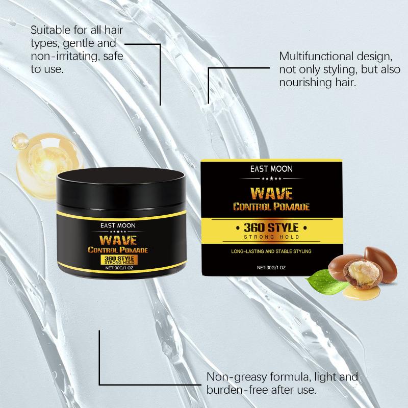 Men S Wavy Styling Pomade: Cleanses, Volumizes, And Smooths Hair. one size