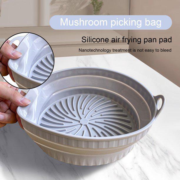 Accessori per cestello per friggitrice ad aria, rivestimento in silicone antiaderente riutilizzabile per friggitrice ad aria, 1 pezzo