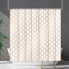 Shower Curtain Waterproof And Mildew-Proof Line Lattice Bathroom Striped Bathroom Curtain Shower Curtain Partition Curtain Free Of Punching