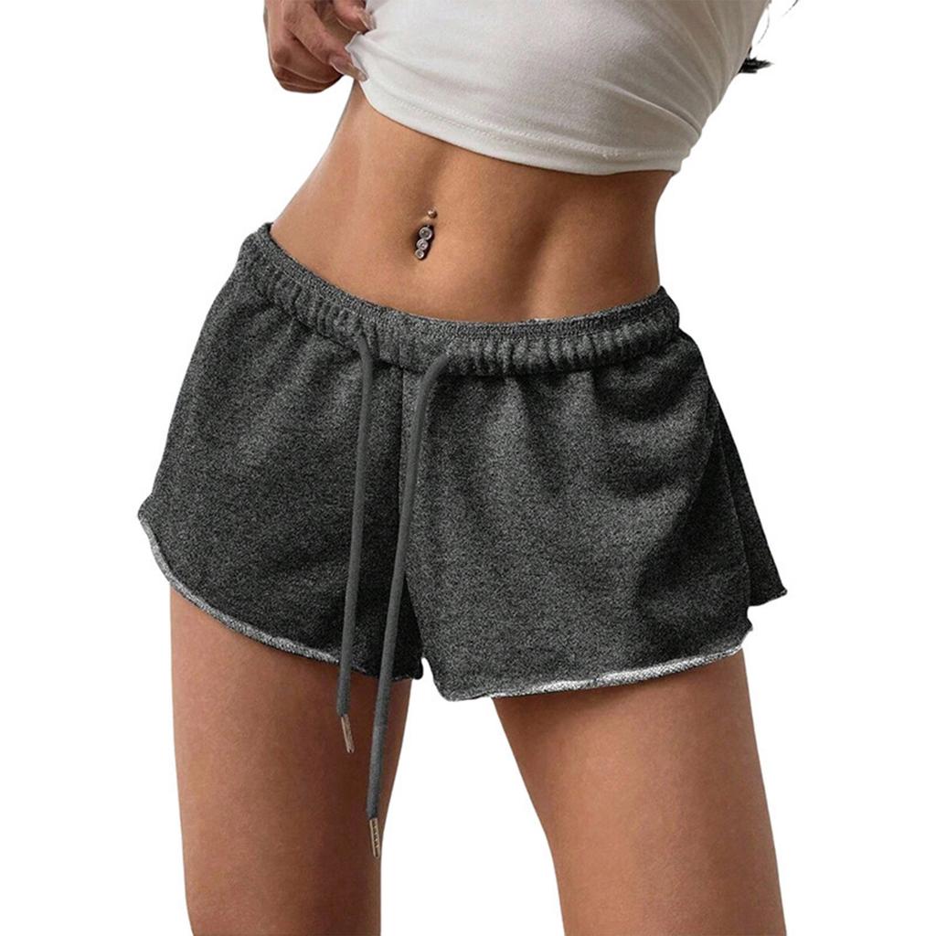 Women's Fashion Summer Color Hot Pants Sports And Leisure Low Waist Spicy Girl Shorts