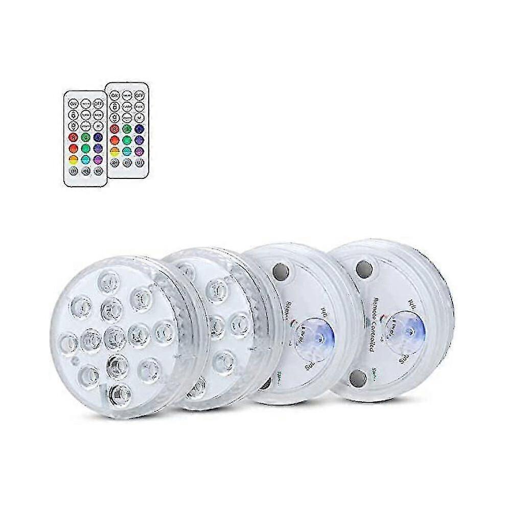 Underwater Light, Led Underwater Lights Pool Lighting Magnetic Waterproof Light with Remote Control, Ip68, 13 Leds Color Changing Led Underwater Festi