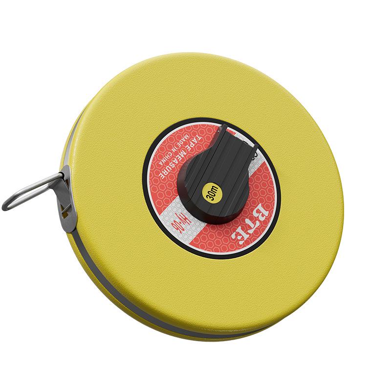 High Precision Measuring Tapes: 20m Fiber, 50m Leather, 100m Soft Ruler for Engineering and Household Use.