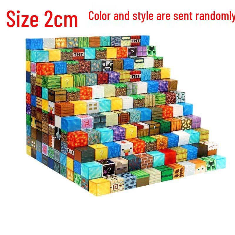 Minecraft 3D Magnetische Bausteine - Veränderbares Lernspielzeug für Kinder, Perfektes Geschenk zum Kindertag