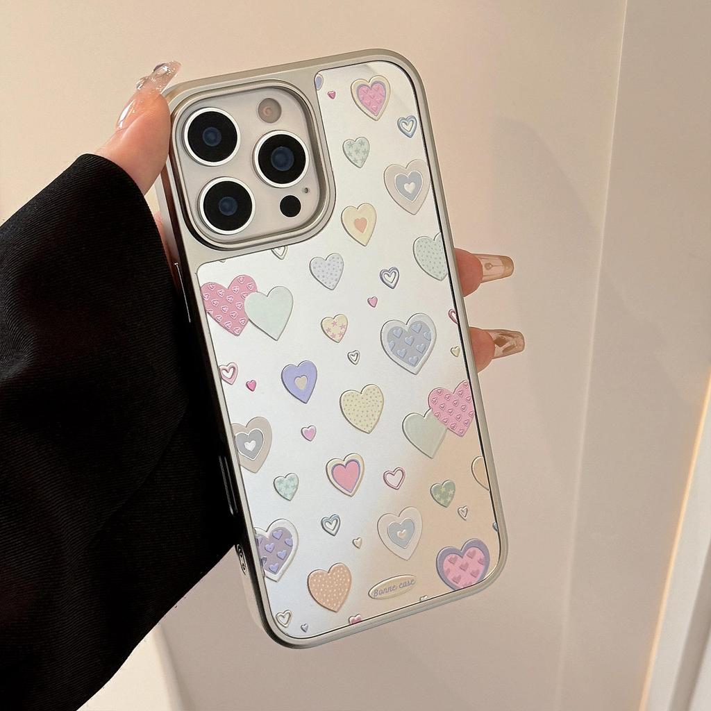 Husă creativă cu inimă pentru iPhone 13 iPhone 15 iPhone 16 Pro Max