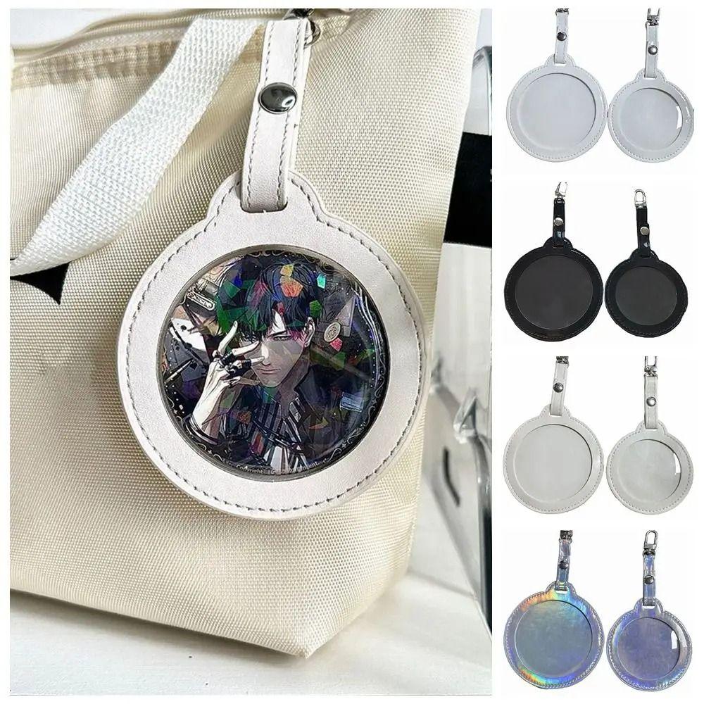 PU Badge Storage Bag Badge Display Single Badge Itabag Creative Transparent Round Bag  Children