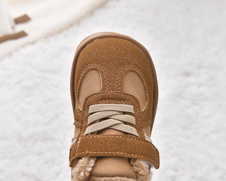 Wasserdichte Winter-Sneaker und Schneestiefel für Kinder mit Fleecefutter