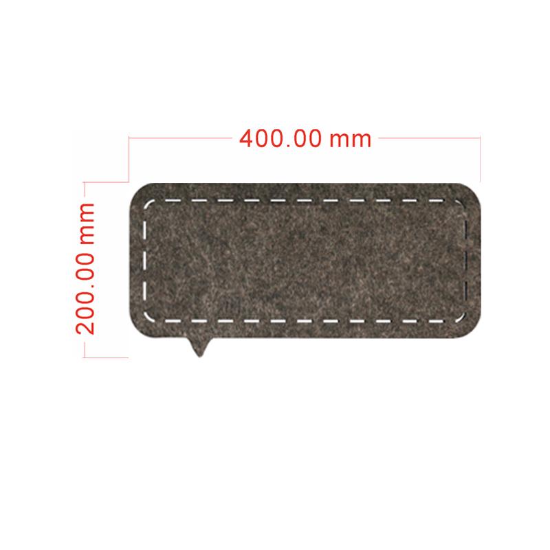 Self-Adhesive Felt Message Board & Photo Wall Stickers for Kindergarten