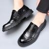 Spring and summer men's new big head leather shoes light luxury business casual leather men's shoes formal shoes platform men's British
