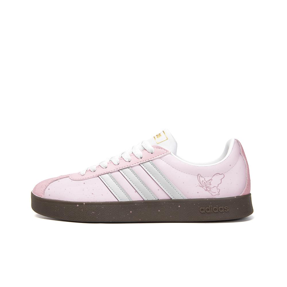 

Adidas Neo VL Court 2.0 Leather Slip Resistant Abrasion Resistant Low top Skateboard Shoes Unisex Pink White ID6015(Team746-) 44⅔