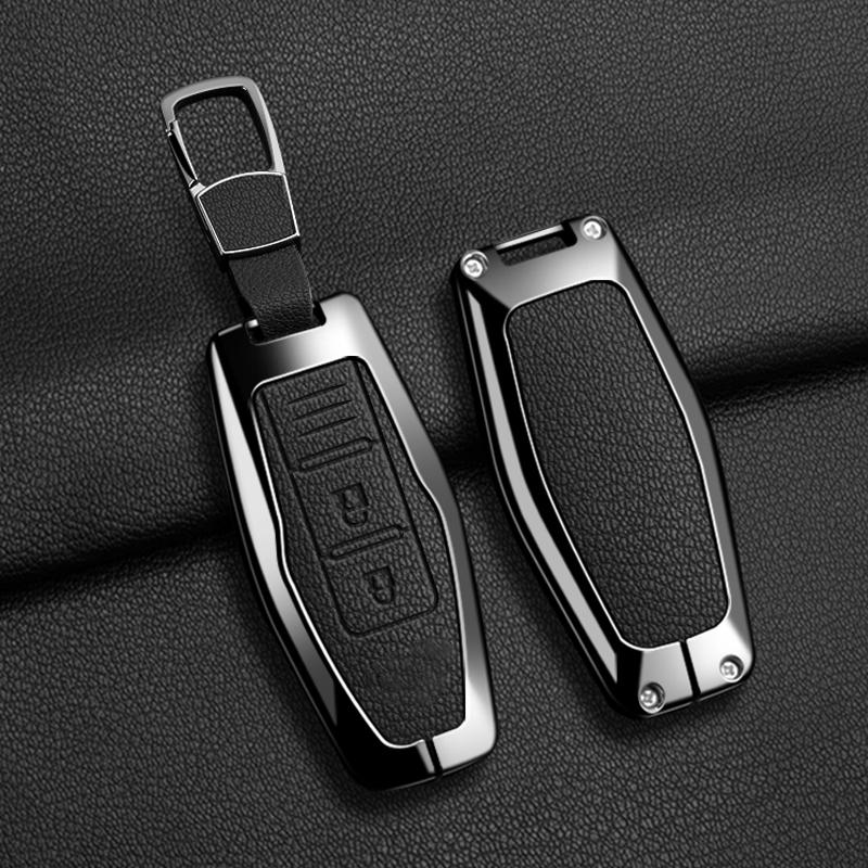 

2 3 4 buttons Car Smart Key Case Cover Keychain for Mitsubishi Outlander 2023 2022 2024 Control Remote Key Holder Accessories