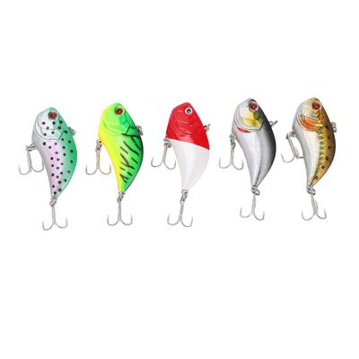 5 ks umělé nástrahy 14g Rybářské poppery Swimbait Umělá vibrační nástraha Plastová pro sladkovodní i mořskou vodu