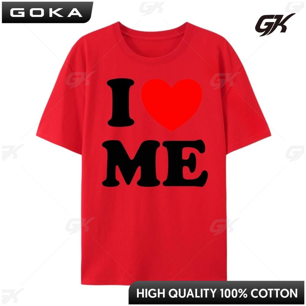 Love Me I Red Heart Me I Love Me Myself And I Oversized T Shirt Band Casual Tshirts Tops Graphic T Shirt
