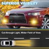 Halogen Fog Lights for Mitsubishi Lancer 2007 - 2015 Front Bumper Driving Fog Lamp Assembly with Switch & Wiring Harness