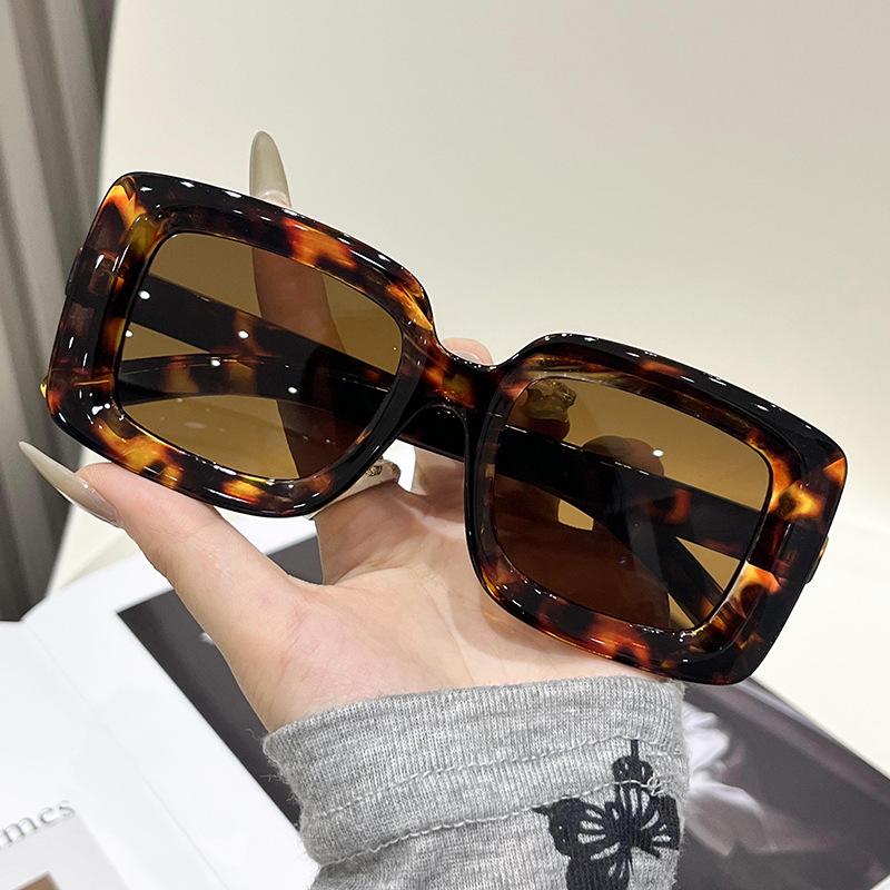 2025 Trendy Retro Square Women's Sunglasses - Slimming, Fashionable Hip Hop Style