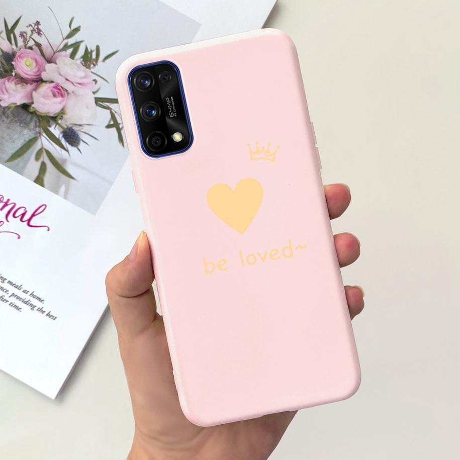 For Realme 7 5G Case RMX2111 Cover New Fashion Flower Girls Painted Funda Soft TPU Cases For Realme 7 Pro Realme7 RMX2155 Bumper