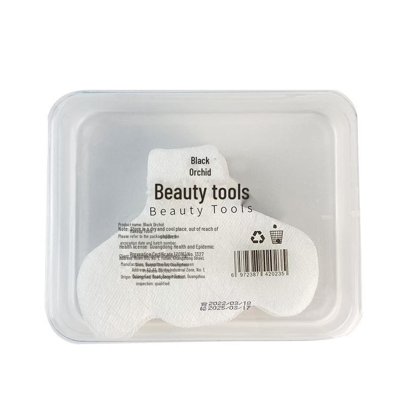 Ultra tenká hedvábná maska na nos: Jednorázový vlhký obklad, vatový tampon na černé tečky, péče o T-zónu, modrý/černý.