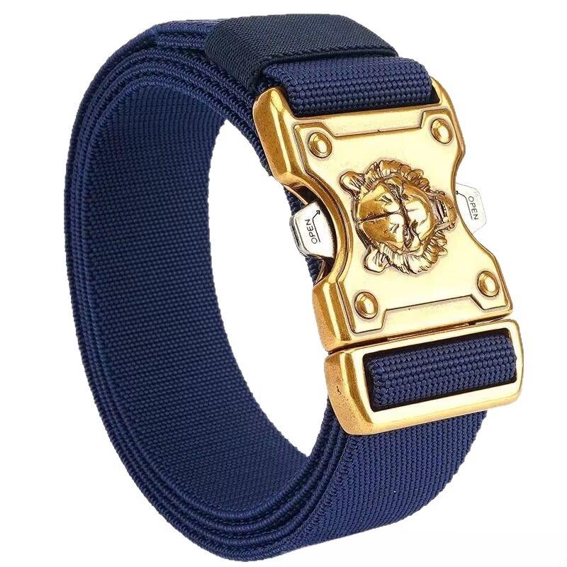 Mling Men's Elastic Canvas Tactical Belt