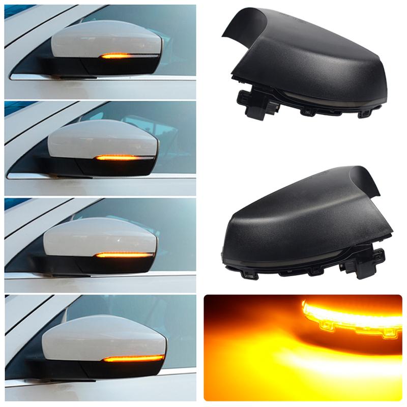 Für Volkswagen VW POLO MK5 6R 6C 2009-2013 2014 2015 2016 2017 Dynamischer LED-Blinker Seitenflügelspiegel Blinker