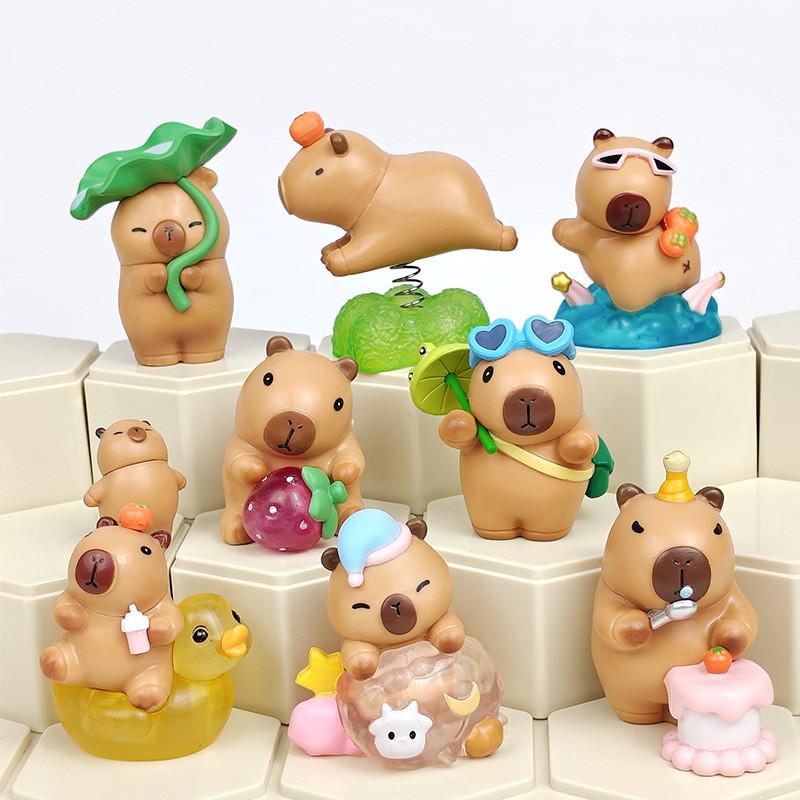 Capybara Alltags PVC Schreibtischspielzeug Sammlerstück für Kinder und Geschenke