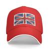 UK National Flag Country Snapback Cap Denim Cap Adult Unisex Four Seasons Hats for Women Cap for Men Hats One Size