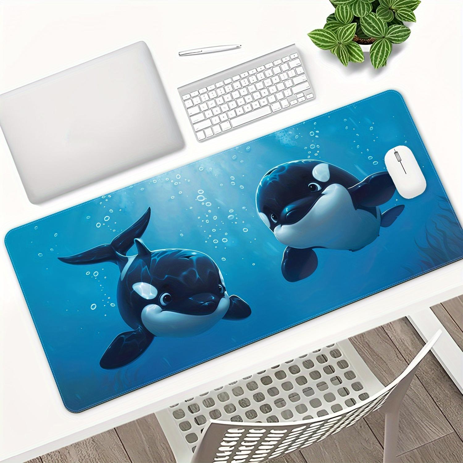 Ocean Orca Extended Gaming Mouse Pad Durable Rubber NonSlip WaterResistant 300x800x2mm