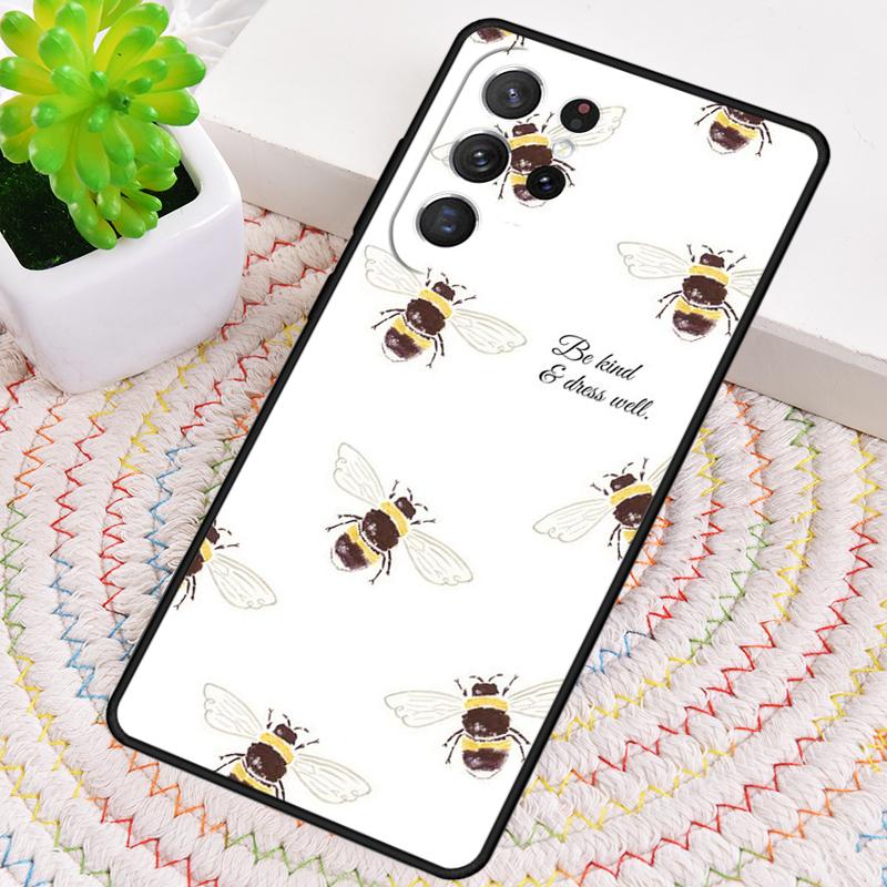 Bees Phone Case for Samsung Galaxy Note 10 Pro S26 Ultra S23 S24 FE S25 S21 S22 PLUS Shockproof Cove