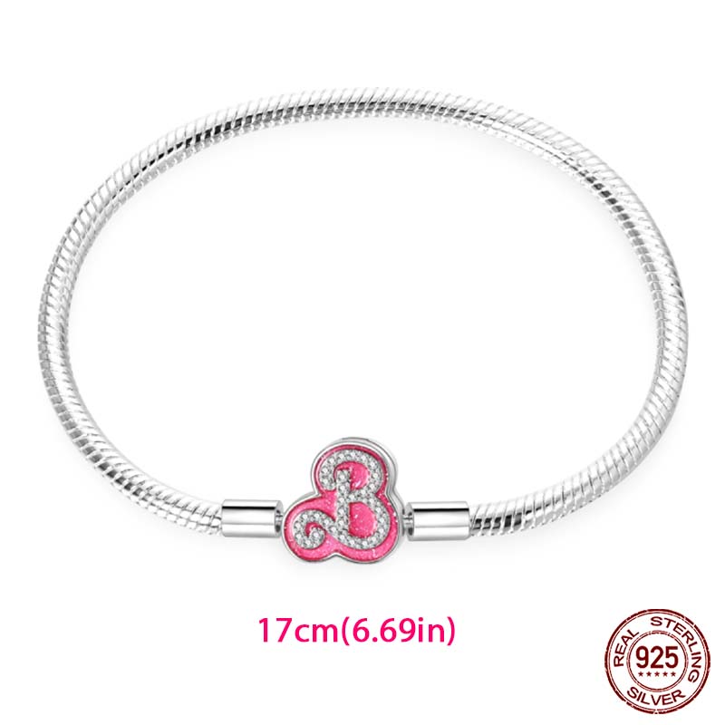 100% Copper Fashion Pink Princess Skirt Bag Lipstick Charms Beads Fit Qikaola Original Bracelets Diy Jewelry Gifts