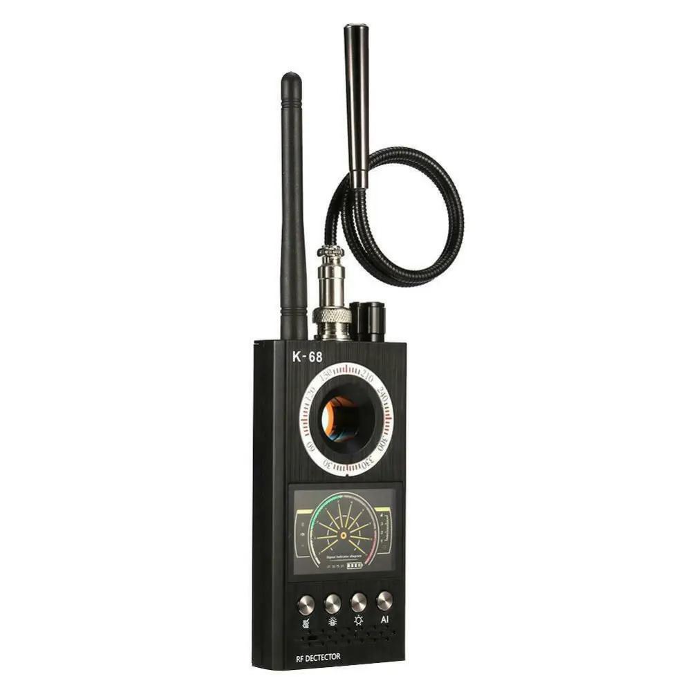 K68 Hidden Camera Detectors Listening Device Detector Tracker Wireless Signal Scanner Device With Antenna black#0