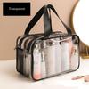 Neue Trocken-Nass-Trennung Waschtasche, Wasserdichte Transparente Tasche, Kosmetiktasche, Wesentlicher Organizer für Schwimm- und Fitness-Toilettenartikel