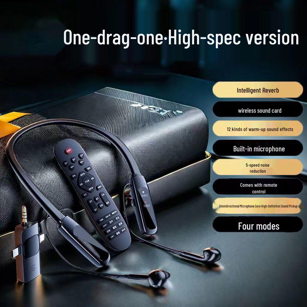 

English Edition 020 Neckband Noise-Canceling Wireless Sound Card
