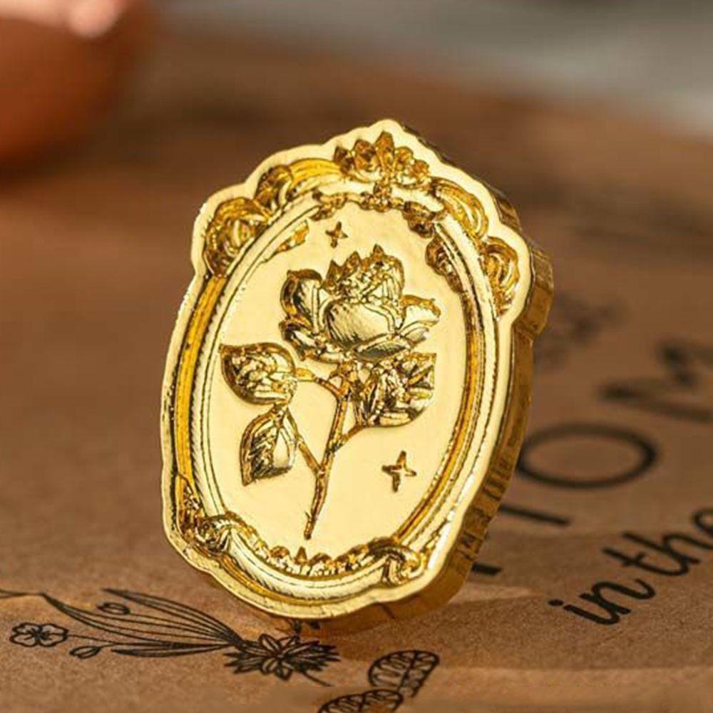 8/10/12 szt. Zestaw głowic stempli do pieczęci woskowych o różnych kształtach Retro Mosiężne głowice Zestaw do pieczęci woskowych Ślubna impreza