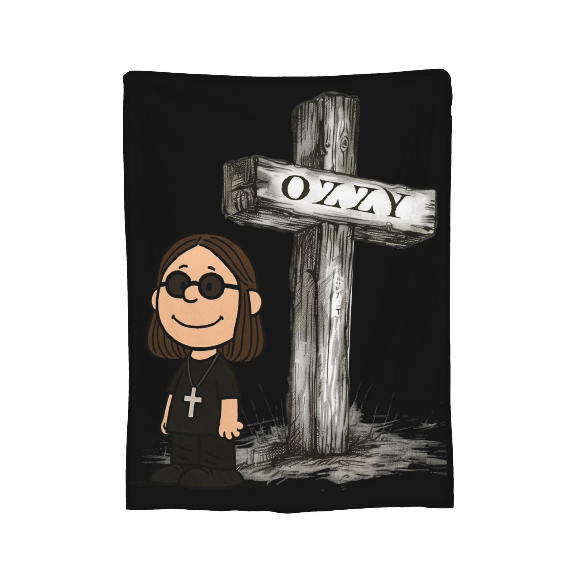 

Ozzy Osbourne Blankets Fleece Spring Autumn Breathable Super Soft Throw Blanket for Bed Car Bedspreads 30x40in