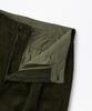 OUTSTANDING High Density Corduroy Double Pleated Pants_D.Olive