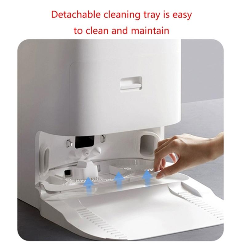 Plastic Mop Self-Wash Base Back Washboard Bracket Vacuum Cleaner Part Cleaning Tray Bracket ABS Material for S10 Model