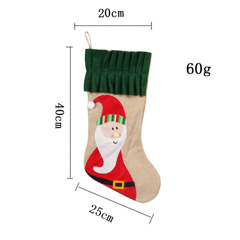 Weihnachten Süßigkeiten Tasche Weihnachten Baum Hängen Socken Santa Elch Strümpfe Dekoration Geschenke Socken Anhänger Festival Dekoration