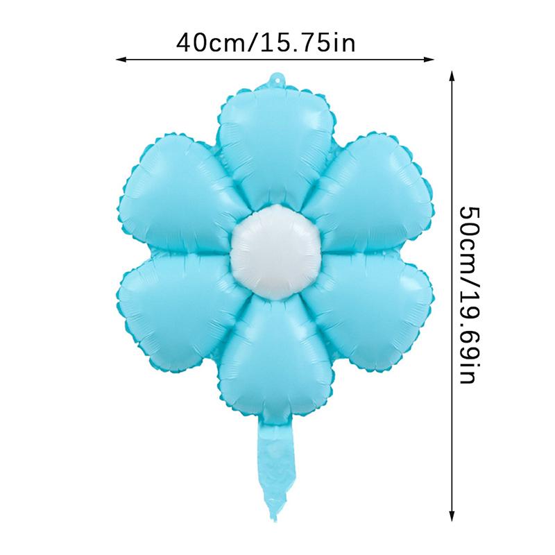 5Pcs/Set Candy Color Daisy Balloon Sun Flower Foil Balloons Photo Props Wedding Birthday Party Decorations