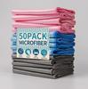 Microfiber Lint-Free Glass Cleaning Cloth for Mirrors and Wine Glasses