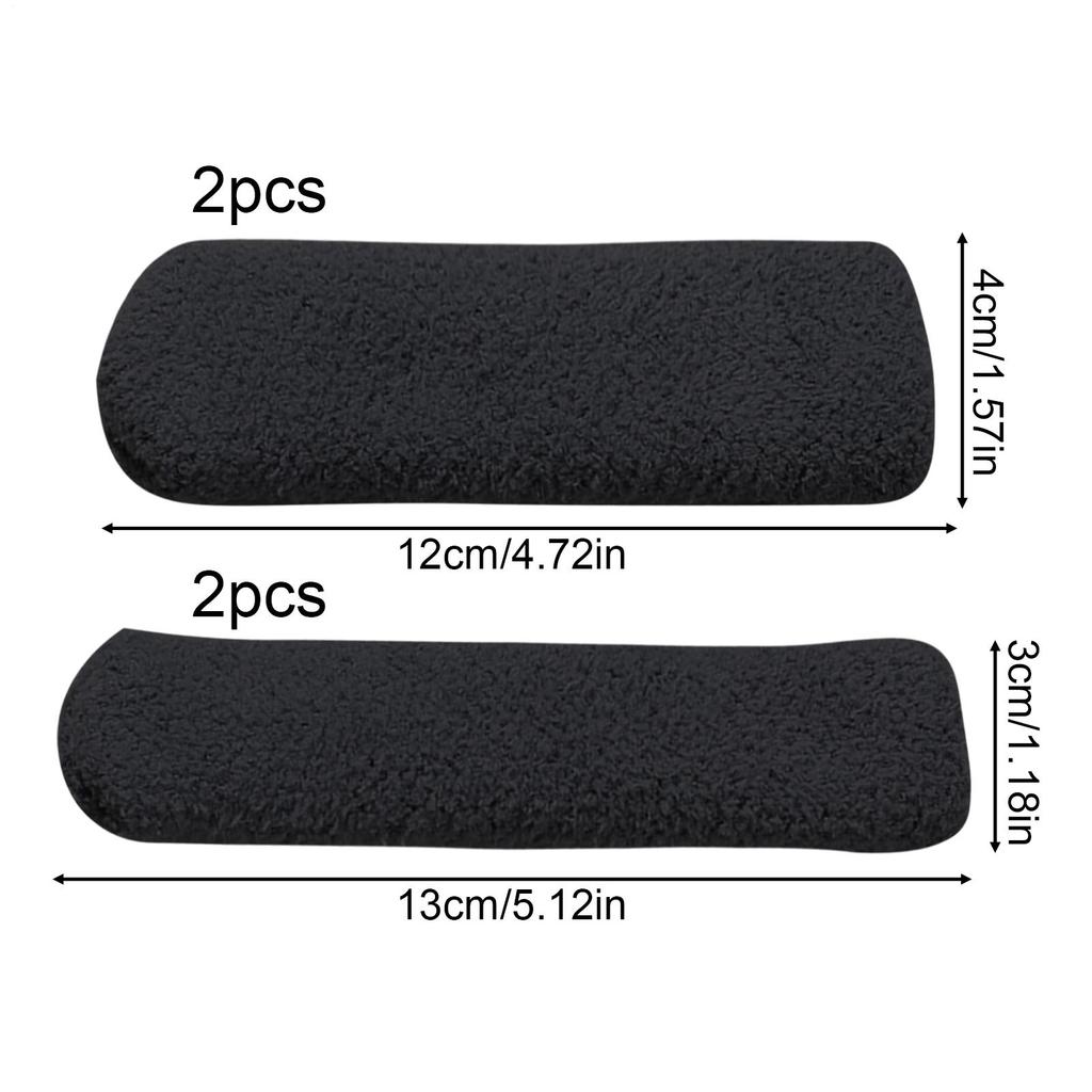 Motorcycle Handle Cover Set Warm Soft Stretchable Handlebar Brake Lever Cover For Cycling For Adventure Commuting Cruising Short