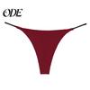 Breathable Thong Women's G-String Sexy Low Rise T-back Tangas Hipster Stretchy G-string Underwear Seamless No Show Panties Stretch Briefs