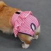 Dog Menstrual Pants Female Dog Sanitary Pants Dog Period Panties Breathable Stripe Pattern Prevents Soiling Harassment Female Dog Diaper Briefs for