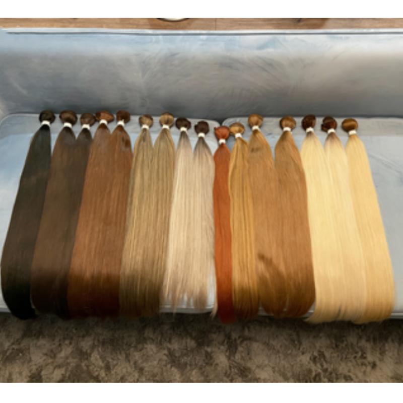 Bone Straight Hair Bundles Salon Natural Hair Extensions Fake Fibers Super Long Synthetic Yaki Straight Hair Weaving Full to End