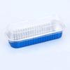 50 Pcs  Tin Foil Box Oven Air Fryer Tin Carton Food Barbecue and Baking Aluminum Foil Plate Household Cake Mold