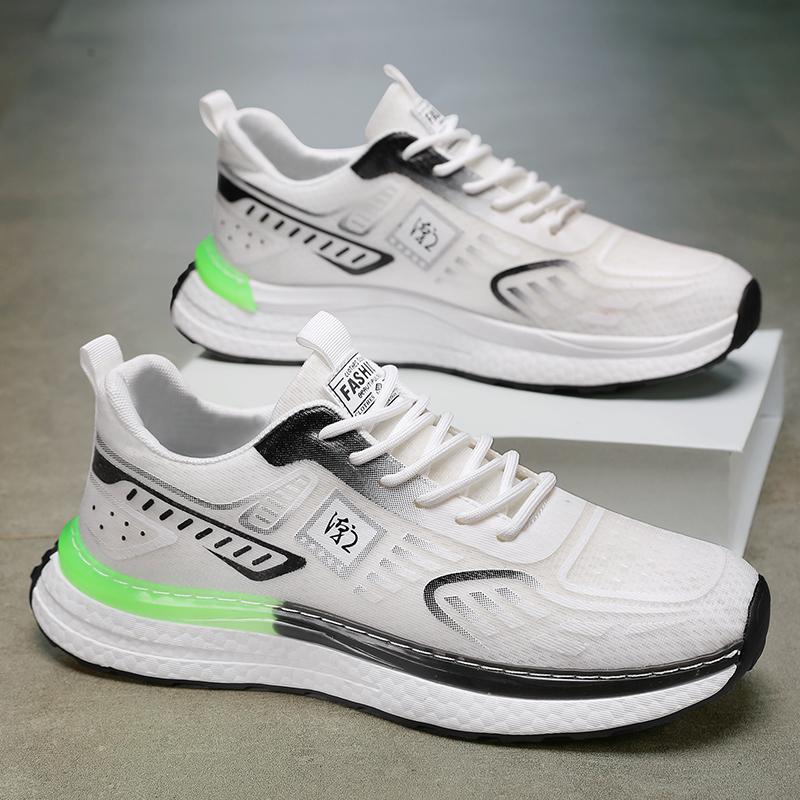 Men's breathable mesh sports shoes summer non-slip soft-sole comfort outdoor casual running shoes fashion student exam sneakers
