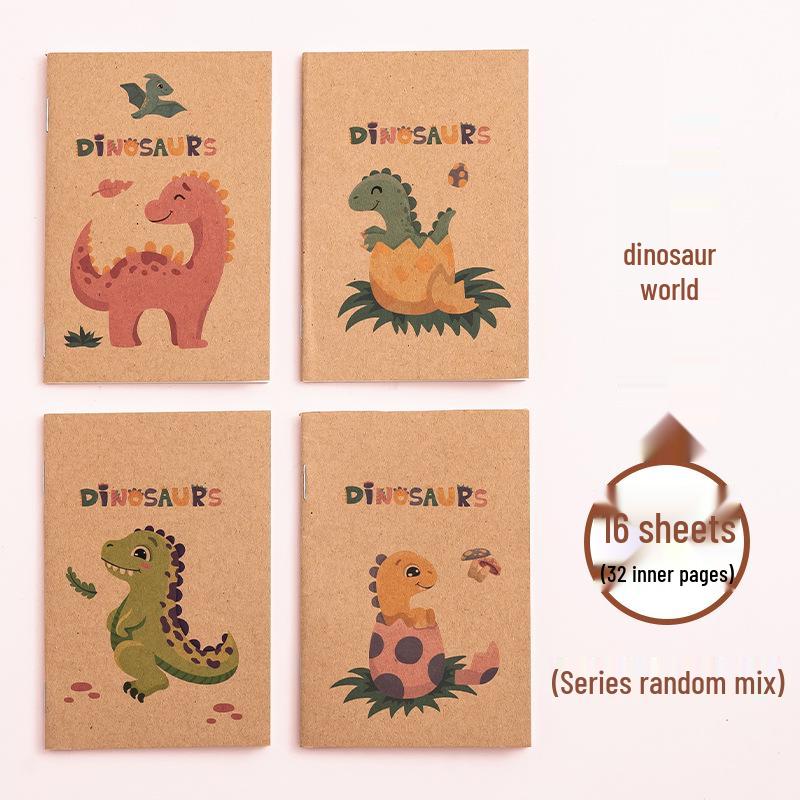 Retro Kraftpapier Taschennotizbuch: Schüler-Notizblock, Kleines Geschenk, Weiches Heft.