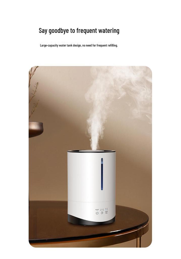 5L Large Capacity Humidifier for Home & Office with Touch Controls and Aroma Diffuser