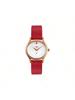 Quartz Movement Women's Watch, Swiss Women's Watch, White Dial, Stainless Steel Case, Multicolored Leather Strap, Elegant T103.310.36.111.01