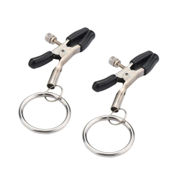 Women Nipple Clamps Breast Ring Clips Slavery Bondage Exotic Adult Sex Toys