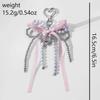 Bowknot Key Ornament Delicate Ribbon Keychain Pendant Aesthetic Key Holder Perfect for Adding a Touch of Elegances
